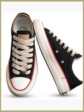 Unisex Platform Canvas Sneakers, Retro Low Top Walking Shoes, Suede Toe Cap